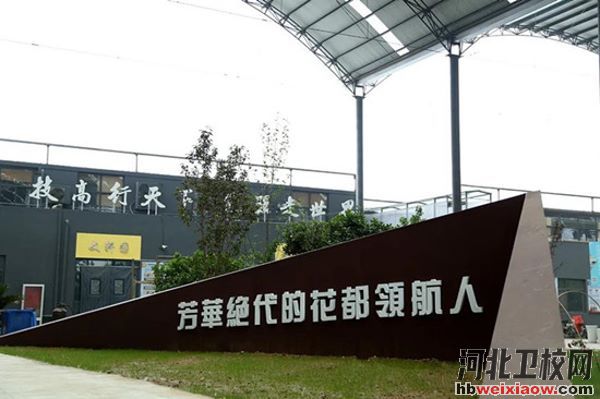 石家莊花都形象藝術(shù)學(xué)校門口