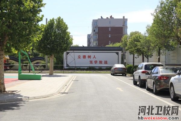 石家莊通用職業(yè)中學影背墻